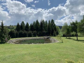 Фото номера Шале с двумя спальнями Дома для отпуска Domki nad Stawem Uherce г. Uherce Mineralne 36