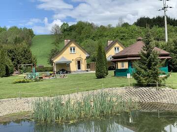 Фото номера Шале с двумя спальнями Дома для отпуска Domki nad Stawem Uherce г. Uherce Mineralne 34